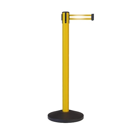 Montour Line Stanchion Belt Barrier Yellow Post 13ft.Yel/Ref. HL Belt ES400-YW-YRH-130